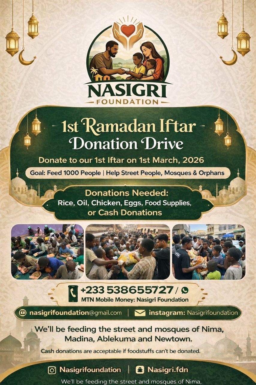 1st Ramadan Iftar Donation Drive - Nasigri Foundation